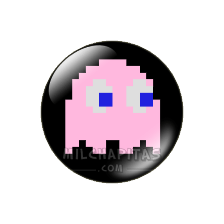 Chapa de Pac-Man: Fantasma Pinky