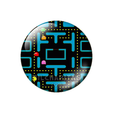 Chapa de Pac-Man: Juego Pac-Man