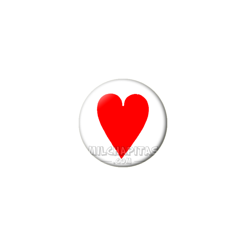 Chapa de Poker: As de corazones