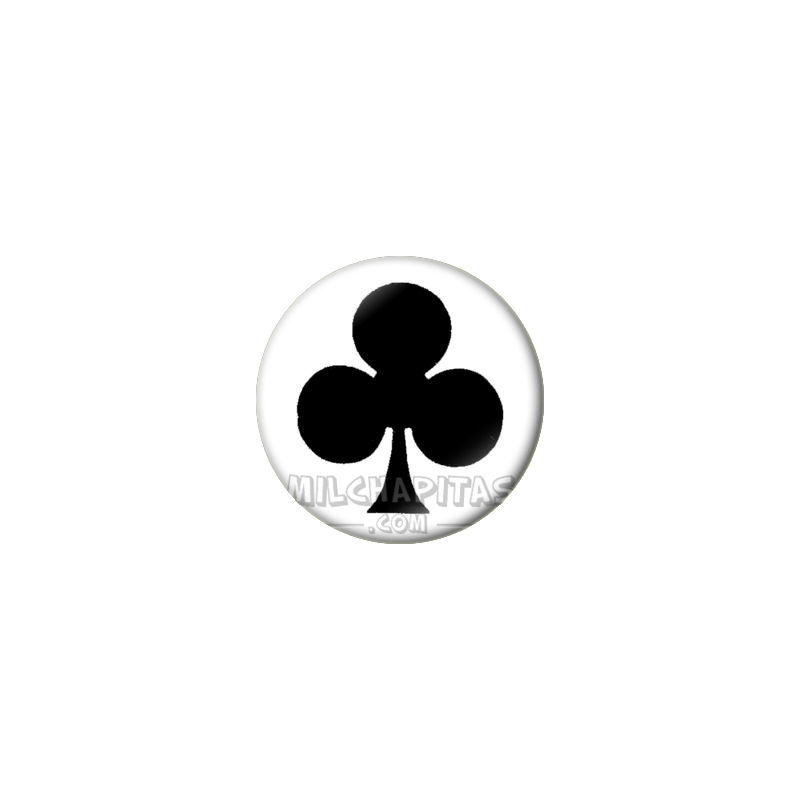 Chapa de Poker: As de tréboles