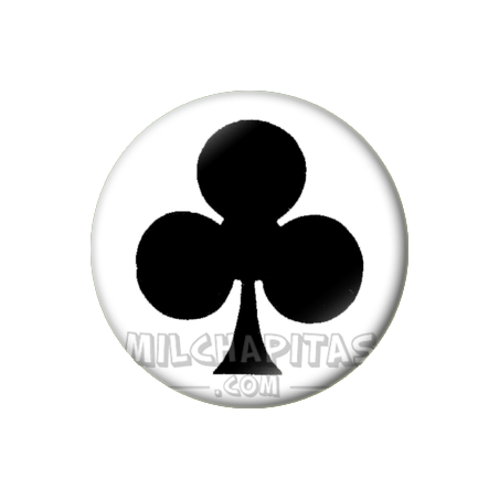 Chapa de Poker: As de tréboles