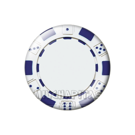 Chapa de Poker: Ficha blanca