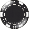 Chapa de Poker: Ficha negra