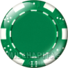 Chapa de Poker: Ficha verde