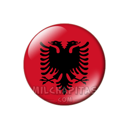 Chapa de Europa: Bandera de Albania