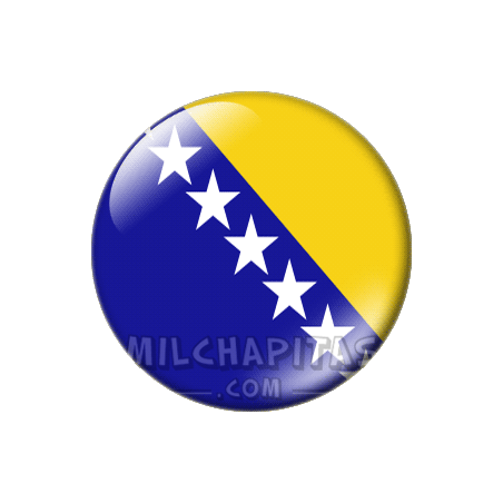 Chapa de Europa: Bandera de Bosnia y Herzegovina