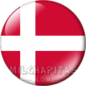 Chapa de Europa: Bandera de Dinamarca