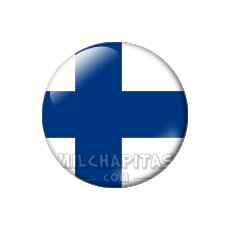Chapa de Europa: Bandera de Finlandia