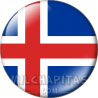 Chapa de Europa: Bandera de Islandia