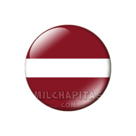 Chapa de Europa: Bandera de Letonia