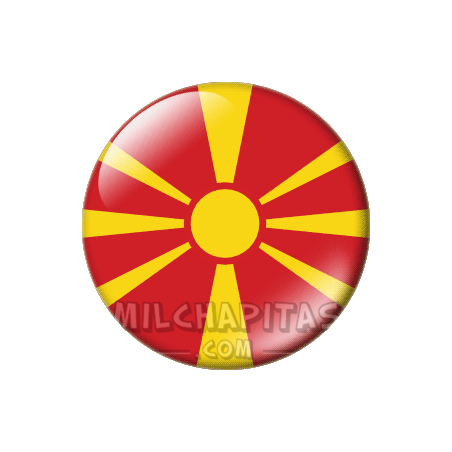 Chapa de Europa: Bandera de Macedonia