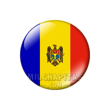 Chapa de Europa: Bandera de Moldavia