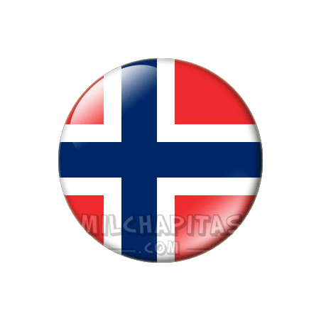 Chapa de Europa: Bandera de Noruega