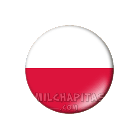 Chapa de Europa: Bandera de Polonia