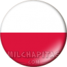 Chapa de Europa: Bandera de Polonia