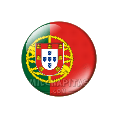 Chapa de Europa: Bandera de Portugal