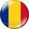 Chapa de Europa: Bandera de Rumanía