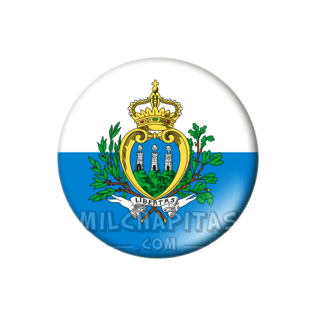 Chapa de Europa: Bandera de San Marino
