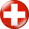 Chapa de Europa: Bandera de Suiza