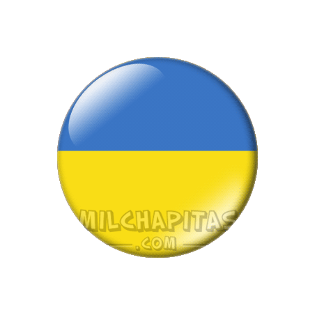 Chapa de Europa: Bandera de Ucrania