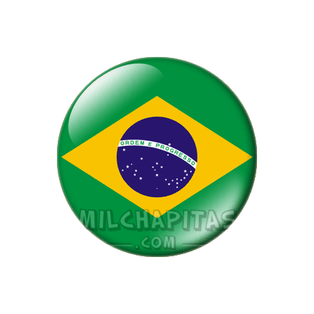Chapa de América: Bandera de Brasil
