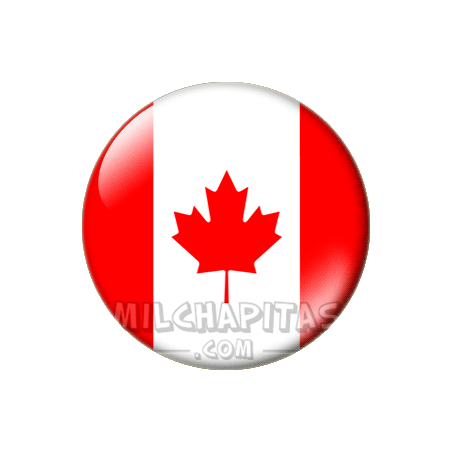 Chapa de América: Bandera de Canadá