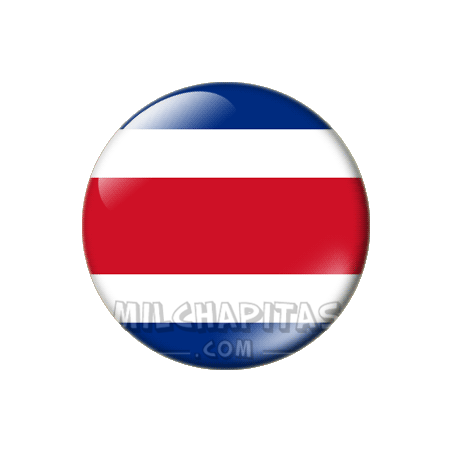 Chapa de América: Bandera de Costa Rica