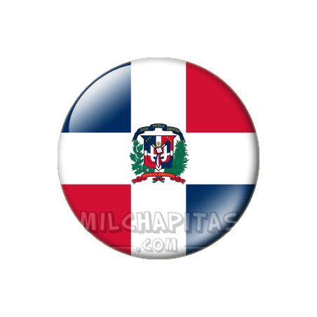 Chapa de América: Bandera de República Dominicana