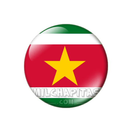Chapa de América: Bandera de Surinam