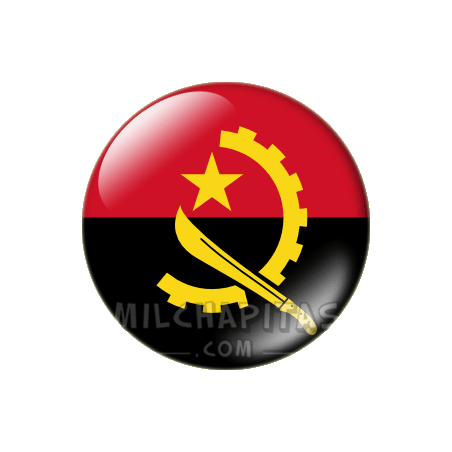 Chapa de África: Bandera de Angola
