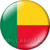 Chapa de África: Bandera de Benín