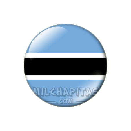 Chapa de África: Bandera de Botsuana