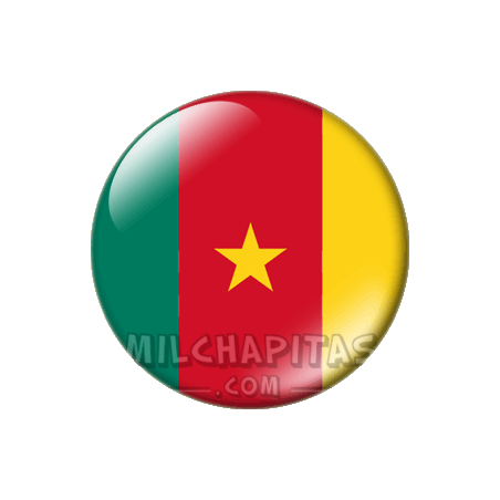 Chapa de África: Bandera de Camerún