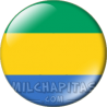 Chapa de África: Bandera de Gabón