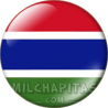 Chapa de África: Bandera de Gambia