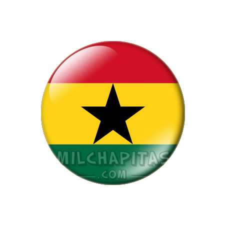 Chapa de África: Bandera de Ghana