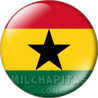 Chapa de África: Bandera de Ghana