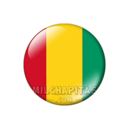 Chapa de África: Bandera de Guinea