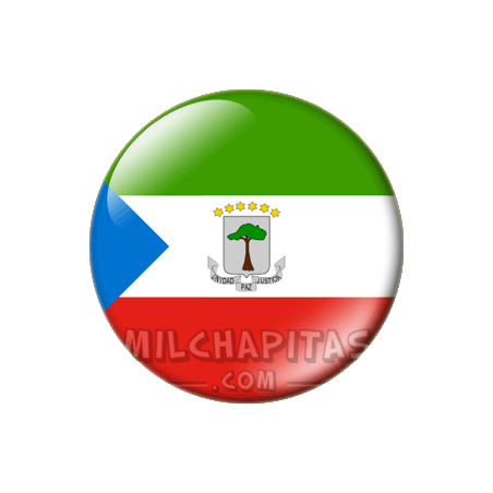 Chapa de África: Bandera de Guinea Ecuatorial
