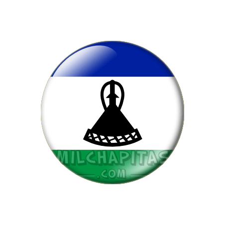 Chapa de África: Bandera de Lesoto