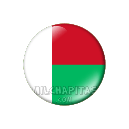 Chapa de África: Bandera de Madagascar