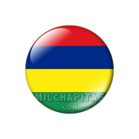 Chapa de África: Bandera de Mauricio