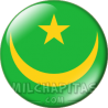 Chapa de África: Bandera de Mauritania