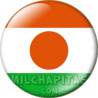 Chapa de África: Bandera de Níger