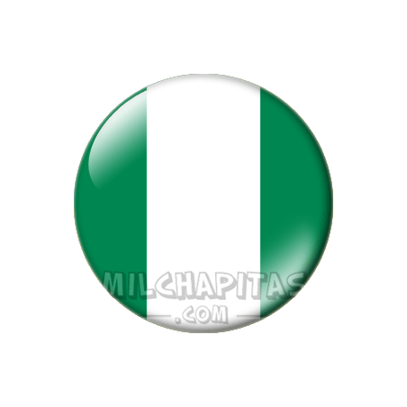 Chapa de África: Bandera de Nigeria