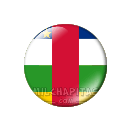 Chapa de África: Bandera de República Centroafricana