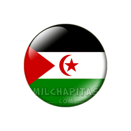 Chapa de África: Bandera de Sahara Occidental
