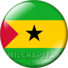 Chapa de África: Bandera de Santo Tomé y Príncipe