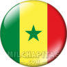 Chapa de África: Bandera de Senegal