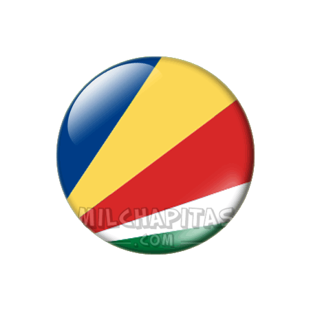 Chapa de África: Bandera de Seychelles